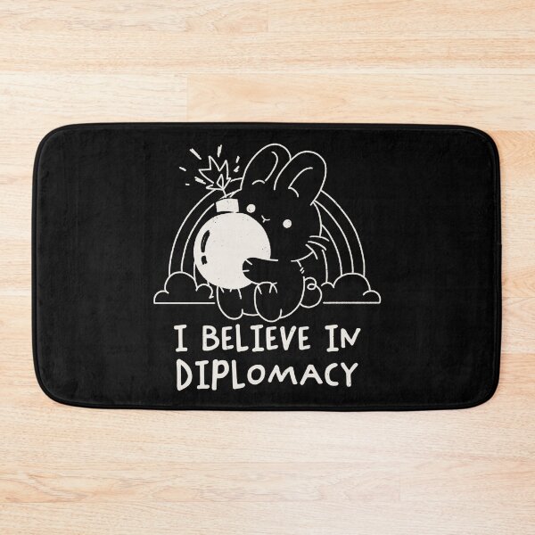Item preview, I Believe in Diplomacy Bunny by Tobe Fonseca designed and sold by Tobe Fonseca®.