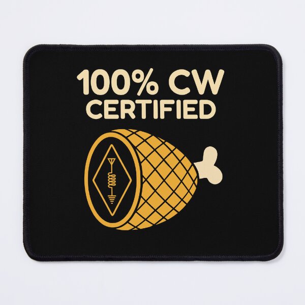 Item preview, 100% CW Certified – Funny Ham Radio Morse Code designed and sold by AnnSign.