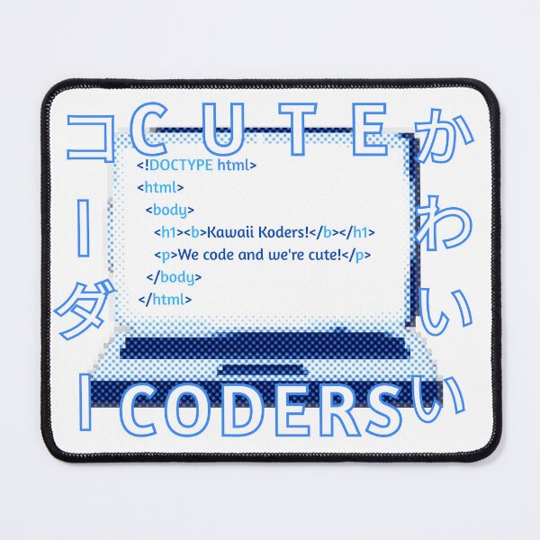 Item preview, Kawaii Koders - Cute Coders Laptop Sticker designed and sold by ArteeeDesigns.