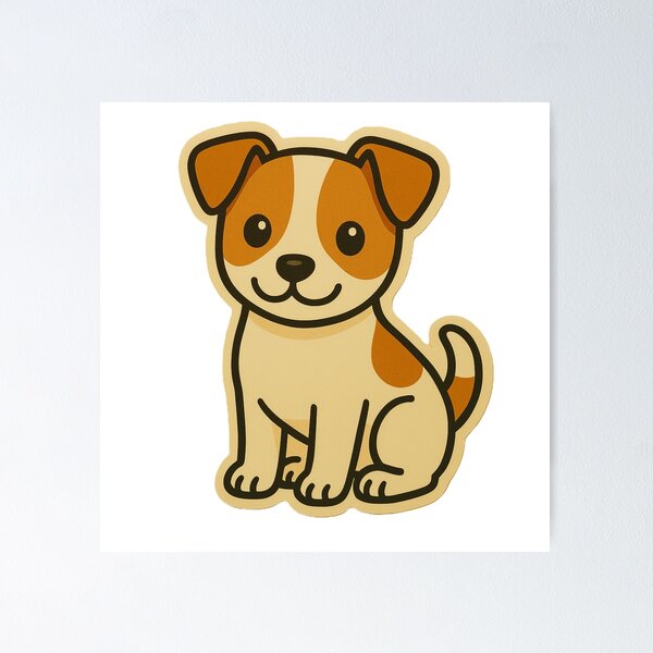 Item preview, Cute Jack Russell Dog designed and sold by RedHeavenStudio.