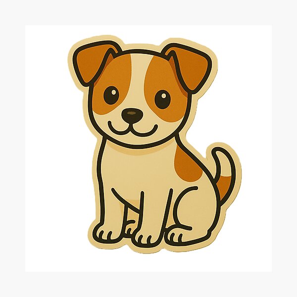 Item preview, Cute Jack Russell Dog designed and sold by RedHeavenStudio.