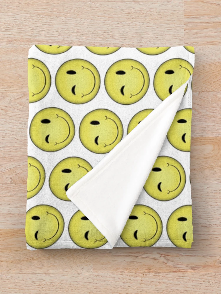 Thumbnail 3 of 6, Throw Blanket, Smiley designed and sold by RazyCe.