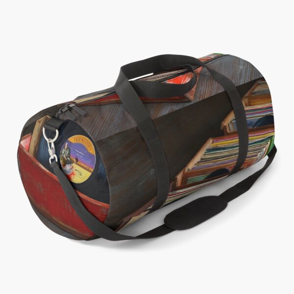 Item preview, Rustic Wooden Crates Filled with Colorful Vinyl Records and Vintage Album Covers - Nostalgic Music Digital AI Art designed and sold by OlfactoART Studio.
