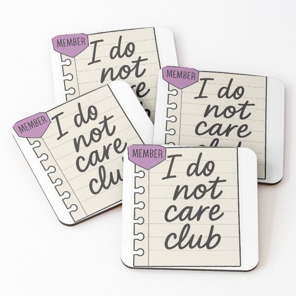 Item preview, Member I Do Not Care Club – Sarcastic Notebook Doodle Design designed and sold by dabeardedtiger.