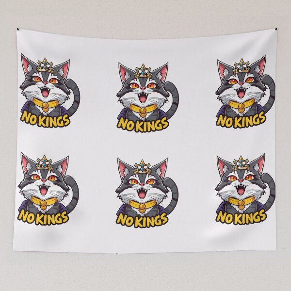 Item preview, No Kings Cat designed and sold by casamomo.