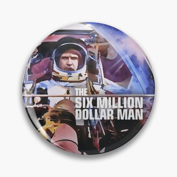 Item preview, The Six Million Dollar Man - Watercolor designed and sold by deusrex007.