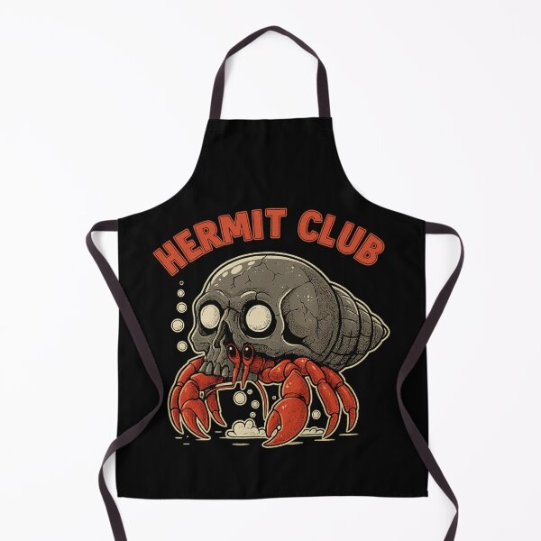 Item preview, Hermit Club Funny Skull Shell Crab Underwater designed and sold by Alex Songs.