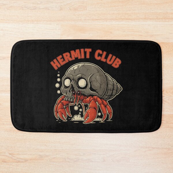 Item preview, Hermit Club Funny Skull Shell Crab Underwater designed and sold by Alex Songs.