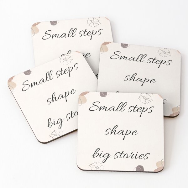 Item preview, Small Steps Shape Big Stories designed and sold by LunaMirage.