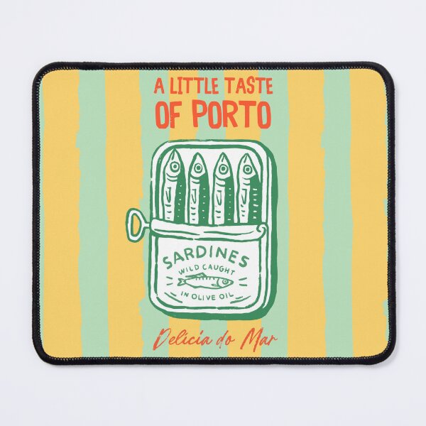 Item preview, Sardine Tin stripes Hand Drawing Art Design Fish Can Italian Summer designed and sold by caseluv.