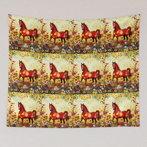 Item preview, A fantastically beautiful red horse. The symbol of the year 2026. designed and sold by Natalia-Vlad.