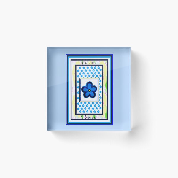 Aperçu de l'œuvre Fleur Bleue Fleur Bleue créée et vendue par kel72.