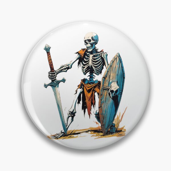 Item preview, Warrior Skeleton designed and sold by RedHeavenStudio.
