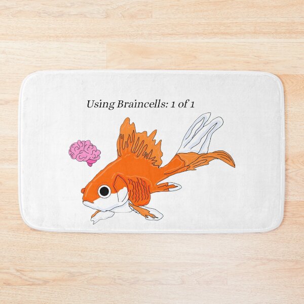 Item preview, Single Braincell Mode Goldfish designed and sold by gooby-designs.