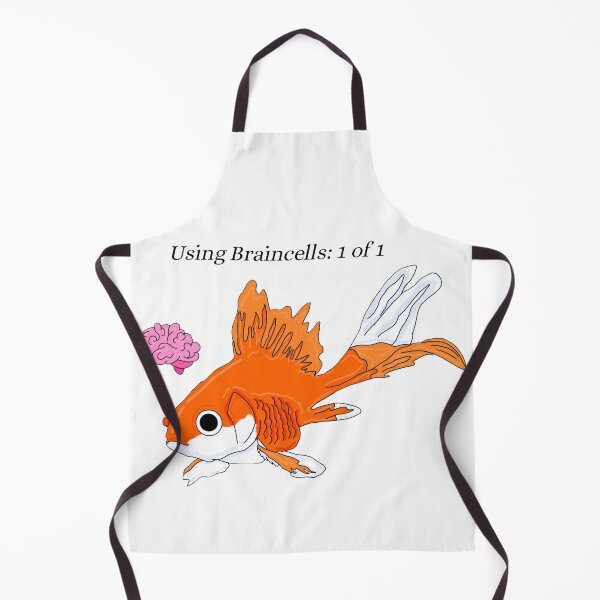 Item preview, Single Braincell Mode Goldfish designed and sold by gooby-designs.