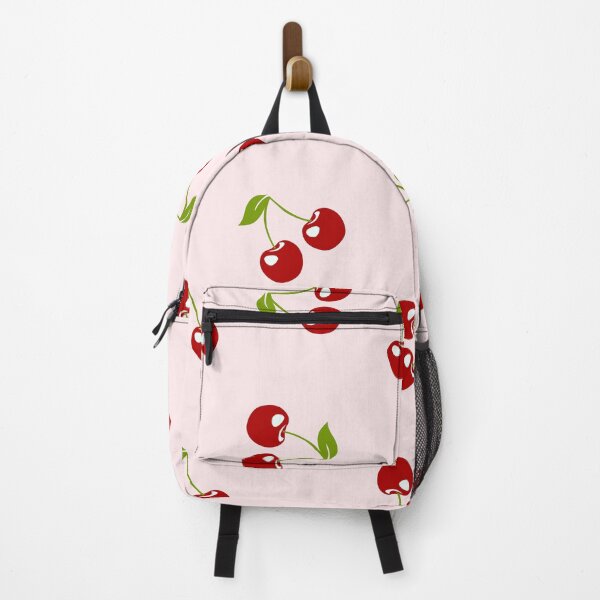 Artikelvorschau, Retro-Kirschmuster mit rosa Hintergrund, Y2K Farm Fresh Cherrys entworfen und verkauft von caseluv.