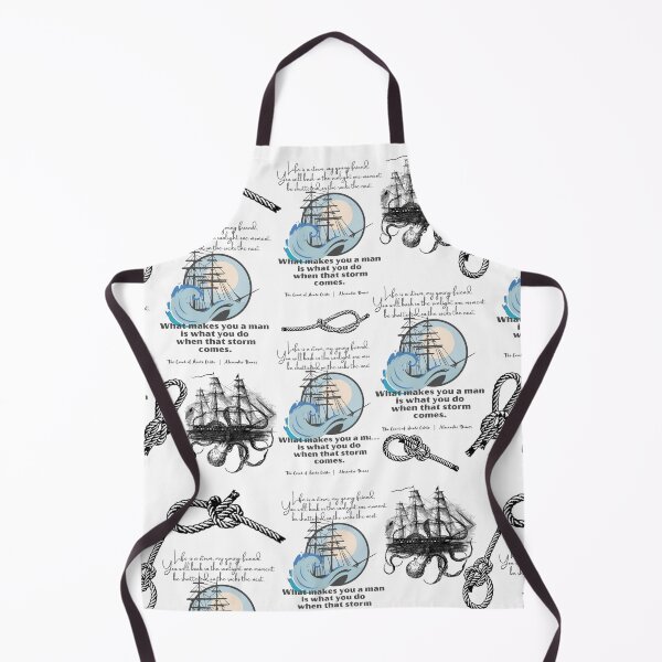 Item preview, Life is a Storm Dumas Quote Kraken Attacking Pattern designed and sold by missdebi27.