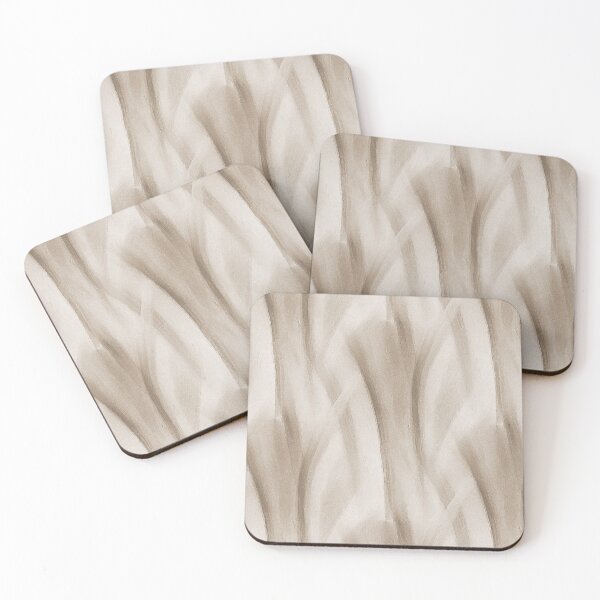 Item preview, Long Foliage Grass Abstract Pattern in Beige designed and sold by Artistestella.