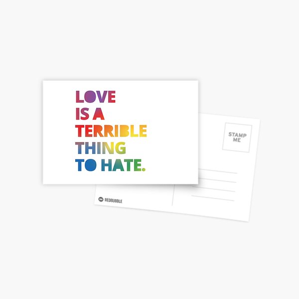 Artikel-Vorschau von Liebe ist schrecklich zu hassen – Liebe siegt, designt und verkauft von social-dilemma.