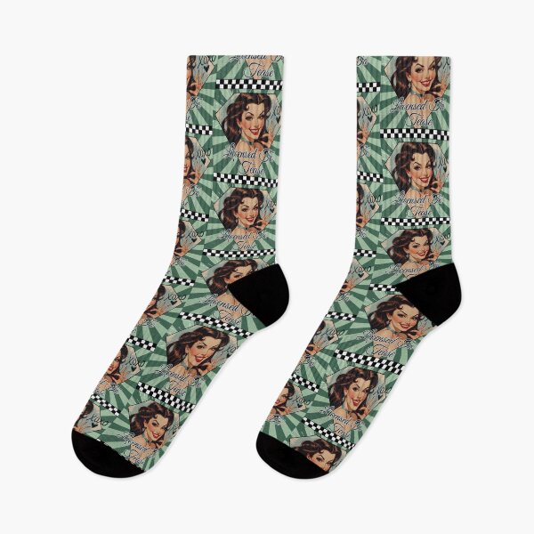 Item preview, Sexy Vintage Brunette Pinup Girl Tease Seductive Grinning designed and sold by Hanging On By A Staple.