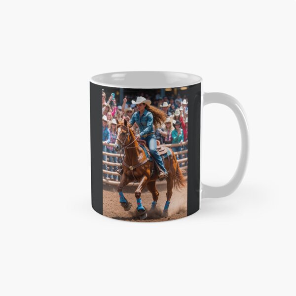 Artikelvorschau, Barrel Racing bei der Calgary Stampede entworfen und verkauft von My Beautiful Healing Art.