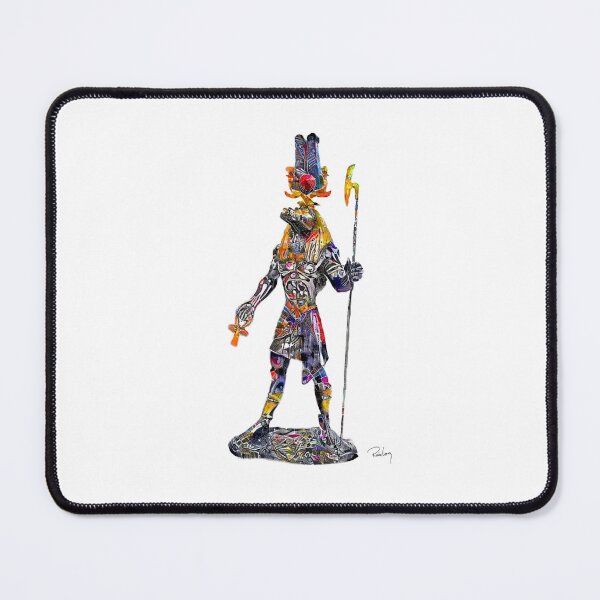 Item preview, Sobeck – Watercolor Portrait of the Egyptian Crocodile God by Rick Long designed and sold by RickLongArt.