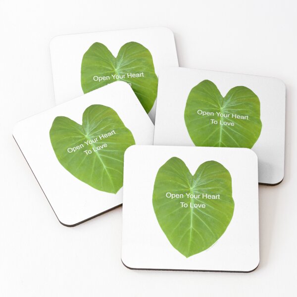 Item preview, Open your heart to love, heart shaped leaf  designed and sold by Josephine Ethereal.
