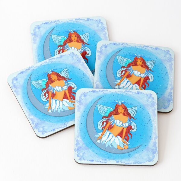 Item preview, Night Moon Blue Fairy  designed and sold by artmuvz.