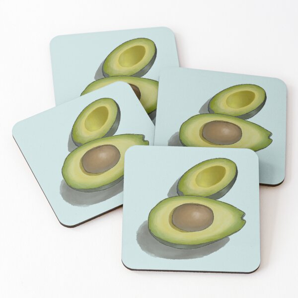 Item preview, aesthetic fresh green avocado  designed and sold by MeowByte.
