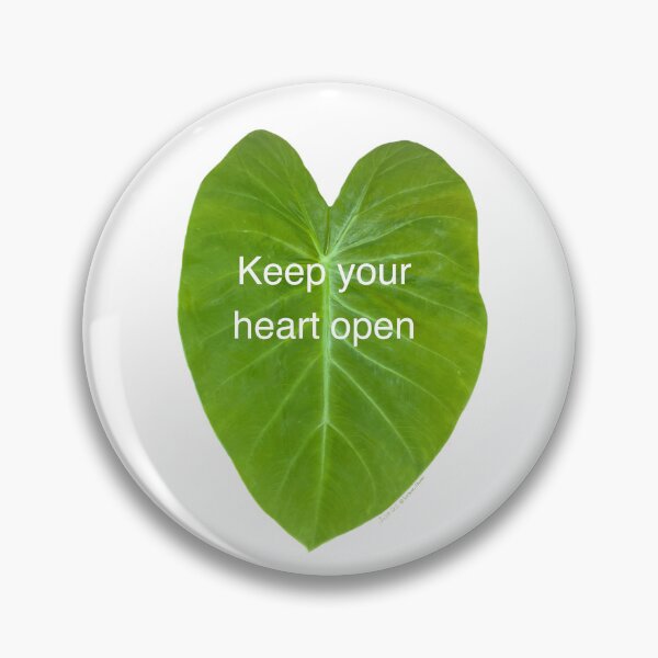 Item preview, Keep your heart open, heart shaped leaf  designed and sold by Josephine Ethereal.