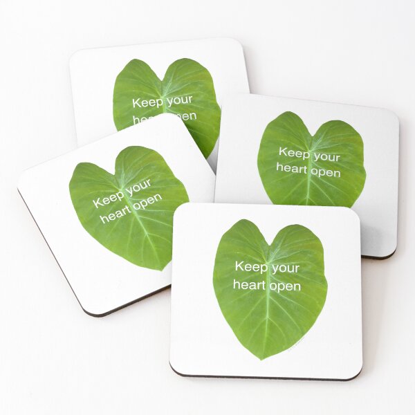 Item preview, Keep your heart open, heart shaped leaf  designed and sold by Josephine Ethereal.