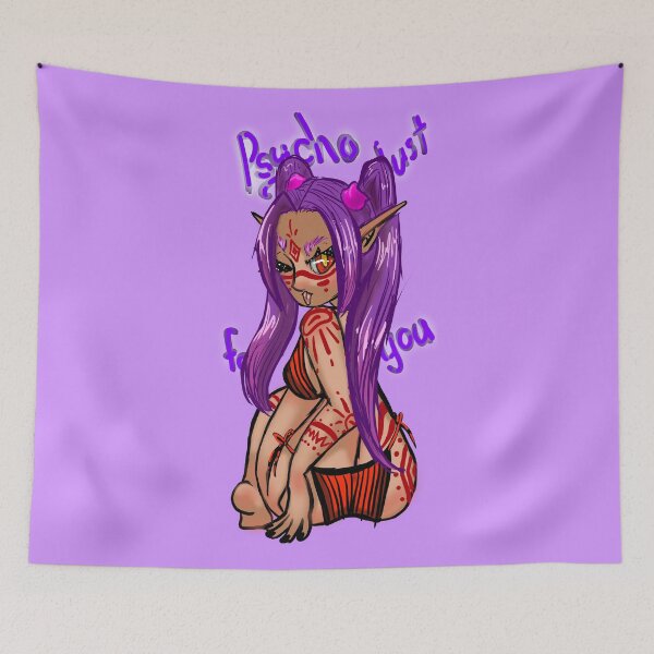 Item preview, psycho just for you designed and sold by nekoandwolf1.