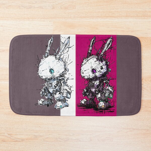 Item preview, Cute Cyberpunk Bunny Design designed and sold by Verbul.