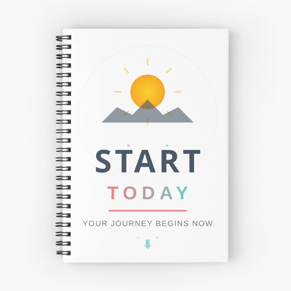 Item preview, Start Today Motivational Quote - Sunrise Inspirational Design designed and sold by Pickmash.