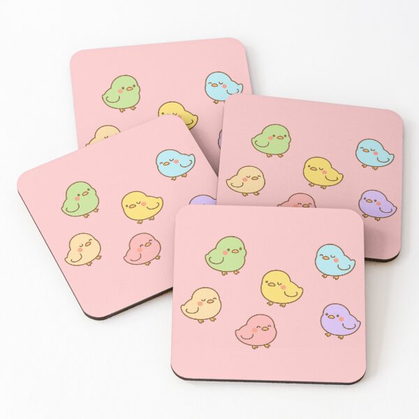 Item preview, 6 cute little chubby colourful birds! designed and sold by TacoBearDesigns.