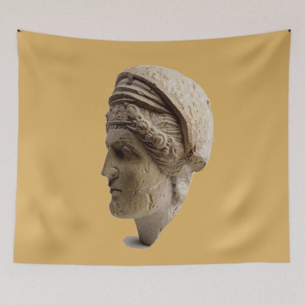 Item preview, Side view of an ancient statue head designed and sold by  Bride of the desert.