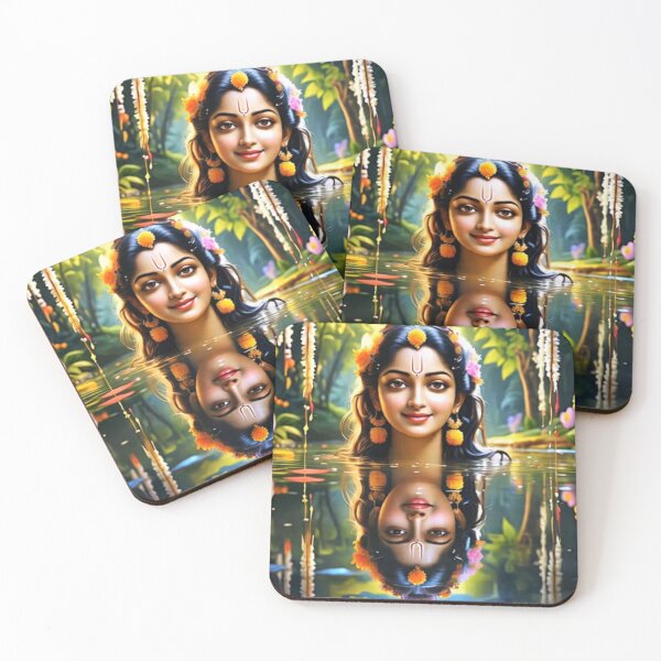 Item preview, Radha Raman Indian Hindu culture art design  designed and sold by Gutipoka.