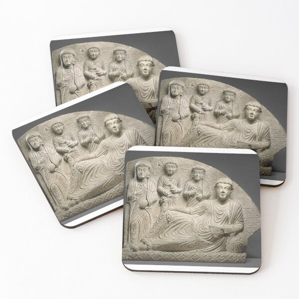 Item preview, Stone statue of a family from Palmyra designed and sold by  Bride of the desert.