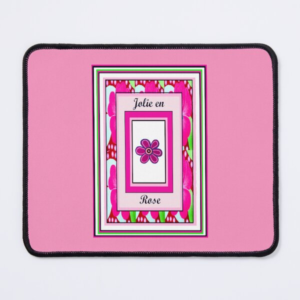 Item preview, Jolie En Rose Pink Fleur Rose French Flowers designed and sold by kel72.