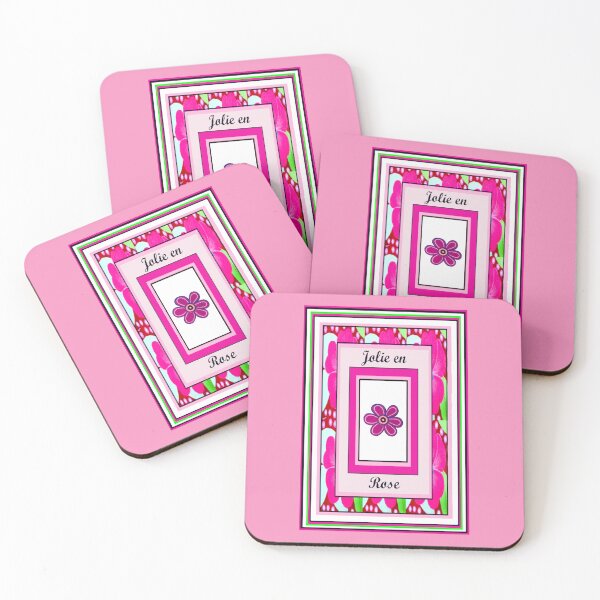 Item preview, Jolie En Rose Pink Fleur Rose French Flowers designed and sold by kel72.