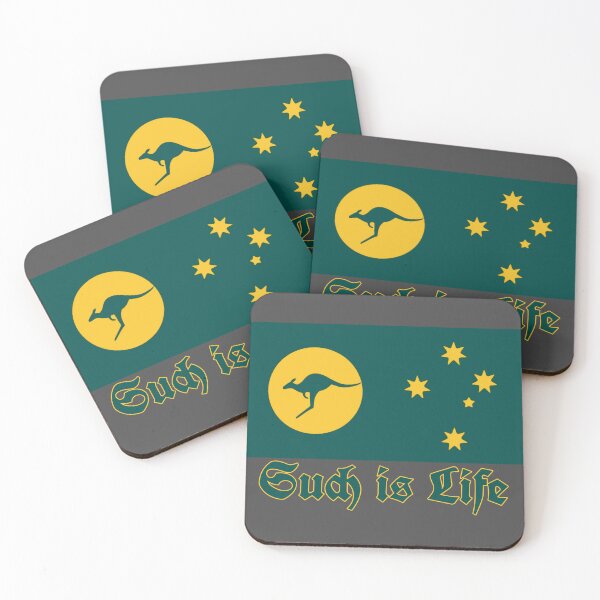 Item preview, Kangaroo Sun. Australia. Quote Ned Kelly Such is Life.  designed and sold by Kangaroo Sun.