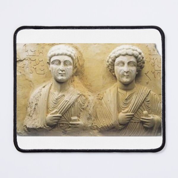 Item preview, Stone statue of a family from Palmyra designed and sold by Bride of the desert.