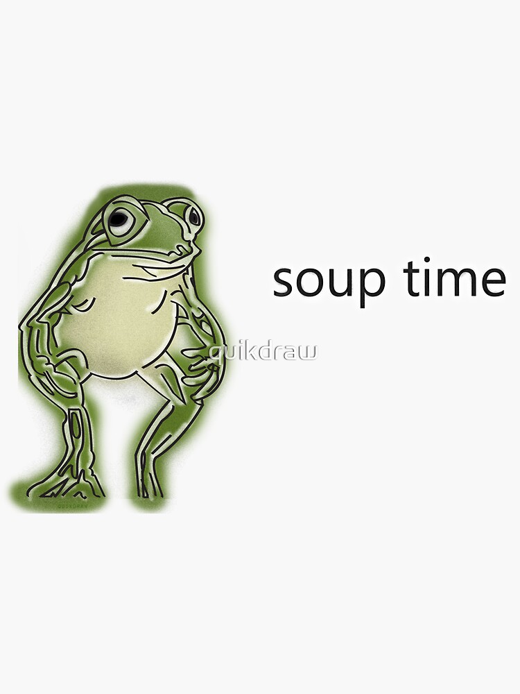 soup time frog' Travel Mug