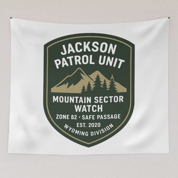 Item preview, Jackson Patrol Unit – Mountain Sector Safe Zone from Last of Us designed and sold by Envision Designs.