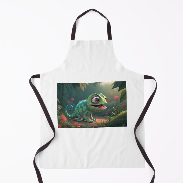 Item preview, Cute Cartoon Chameleon, 3d rendering designed and sold by elkuni.