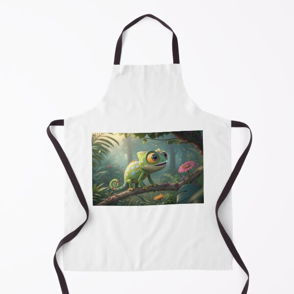 Item preview, Cute Cartoon Chameleon, 3d rendering designed and sold by elkuni.