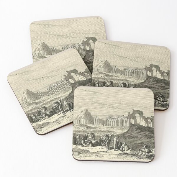 Item preview, The ancient city of Palmyra in drawing designed and sold by  Bride of the desert.