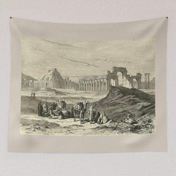 Item preview, The ancient city of Palmyra in drawing designed and sold by  Bride of the desert.
