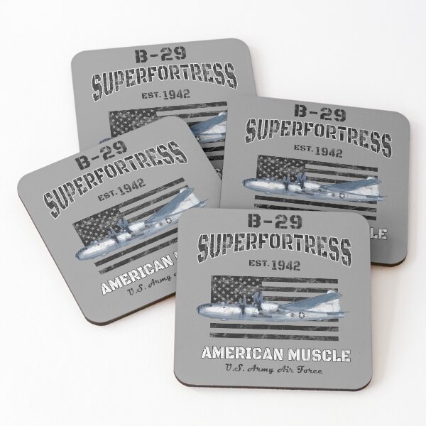 Item preview, B-29 Superfortress "American Muscle" WWII Bomber Airplane Vintage designed and sold by RealPilotDesign.