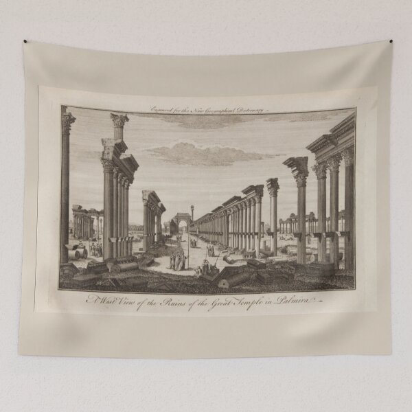 Item preview, The ancient city of Palmyra in drawing designed and sold by  Bride of the desert.